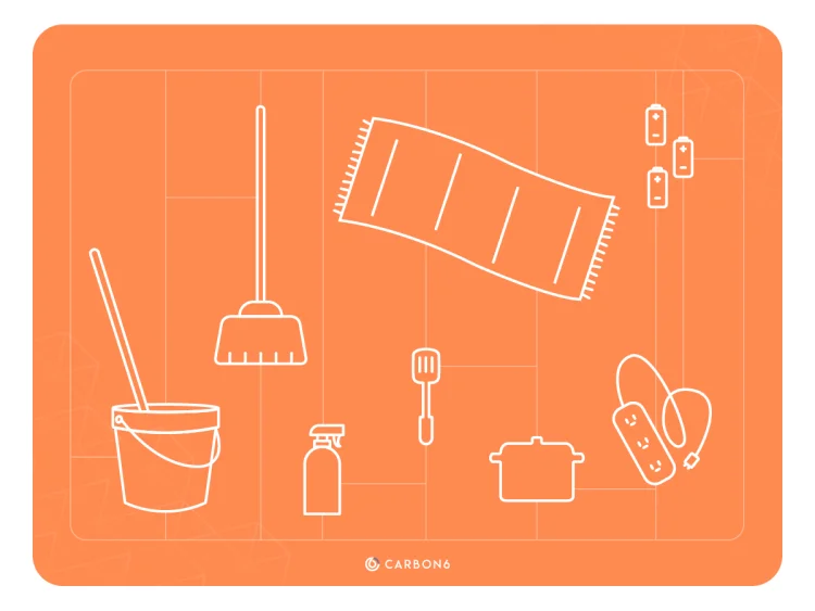 Illustration of generic household items