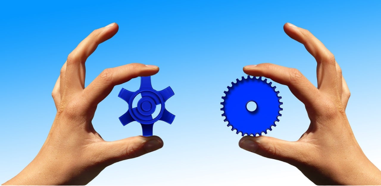 Hands keep gears